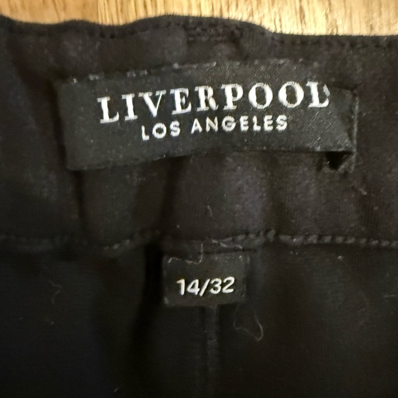 Liverpool Leopard Print Black Pants - Picture 2 of 7